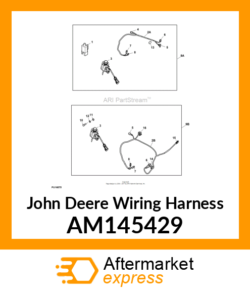 SOLENOID KIT, MFWD SOLENOID SERVICE AM145429