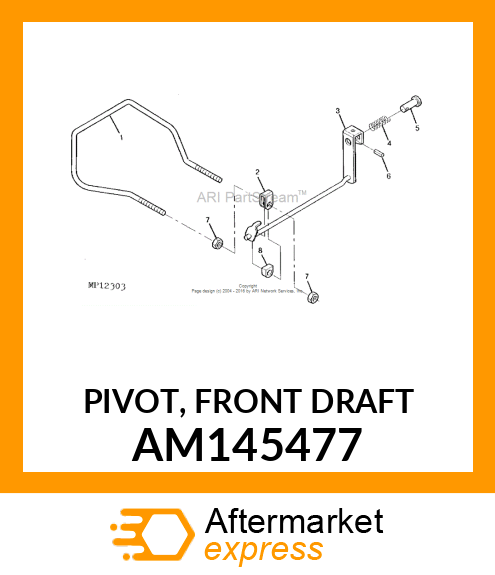 PIVOT, FRONT DRAFT AM145477