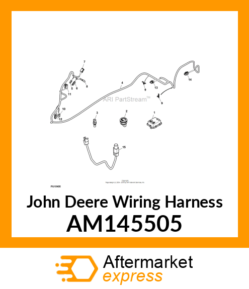 WIRING HARNESS, HARNESS AM145505