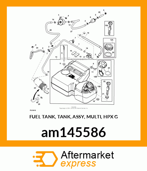 FUEL TANK, TANK, ASSY, MULTI, HPX G am145586