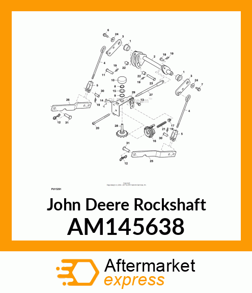 WELDMENT, ROCKSHAFT AM145638