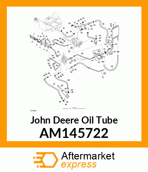 LINE, LINE, FILTER INLET AM145722