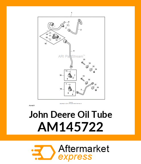 LINE, LINE, FILTER INLET AM145722