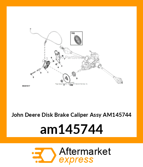 DISK BRAKE CALIPER ASSY, CALIPER, P am145744