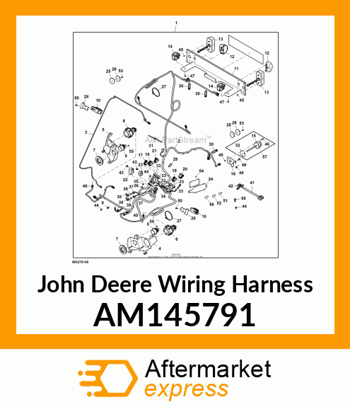 WIRING HARNESS, HARNESS AM145791