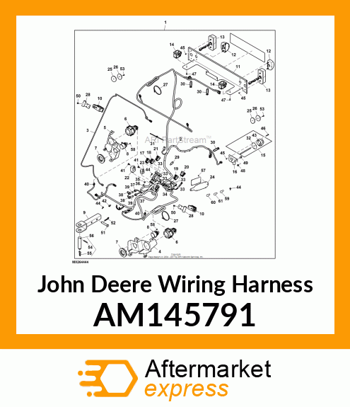 WIRING HARNESS, HARNESS AM145791