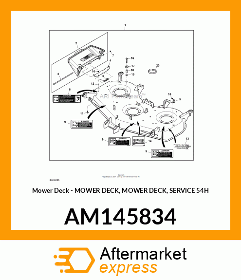 Mower Deck AM145834