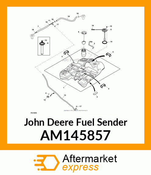 FUEL SENDER, SENSOR, FUEL LEVEL GA AM145857