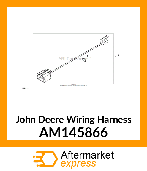 WIRING HARNESS, HARNESS, JUMPER AM145866