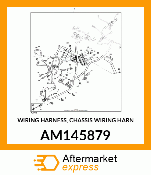 WIRING HARNESS, CHASSIS WIRING HARN AM145879