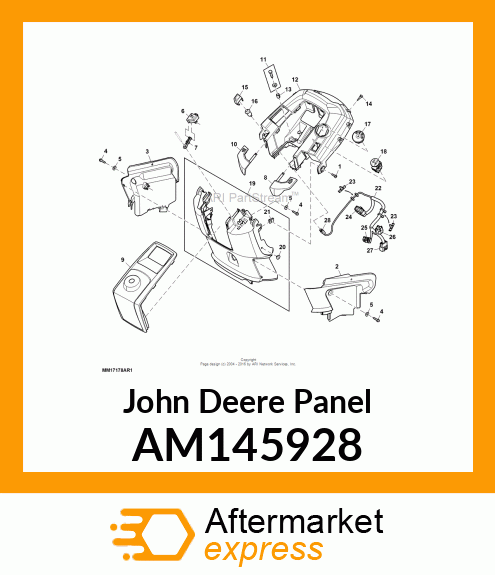 PANEL, INSTRUMENT AM145928