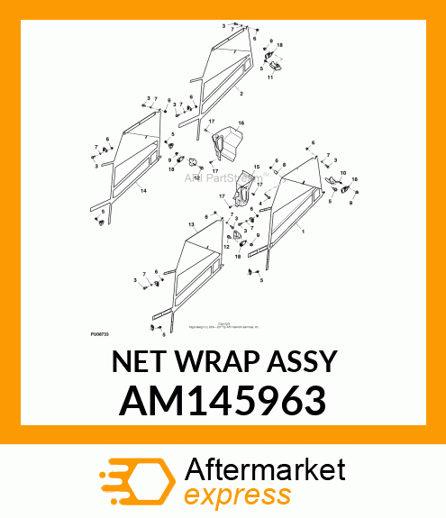 DOOR, OSR DOOR NET, LH FRONT, LEGAC AM145963