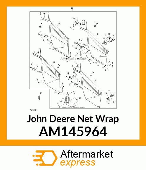 DOOR, ORS DOOR NETS, RH FRONT, LEGA AM145964