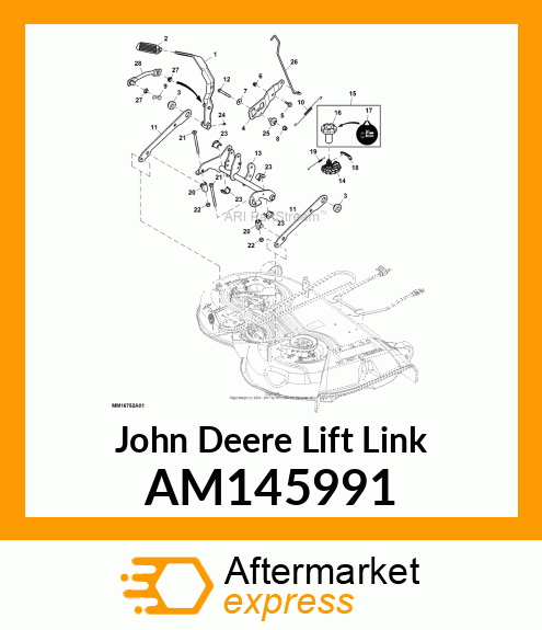 LINK, LIFT SYSTEM AM145991