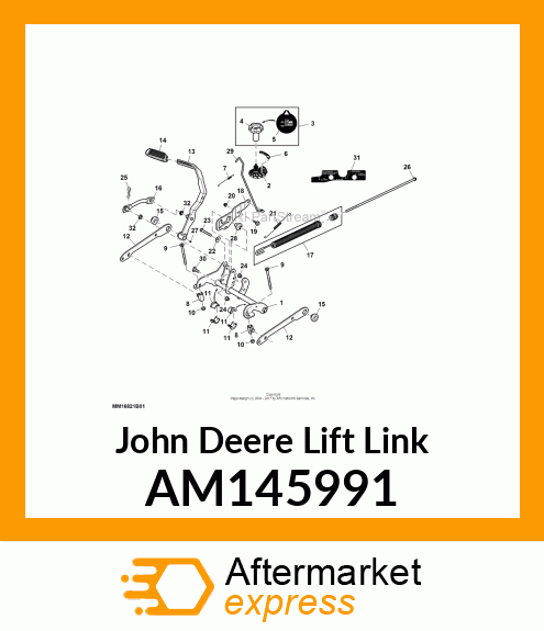 LINK, LIFT SYSTEM AM145991