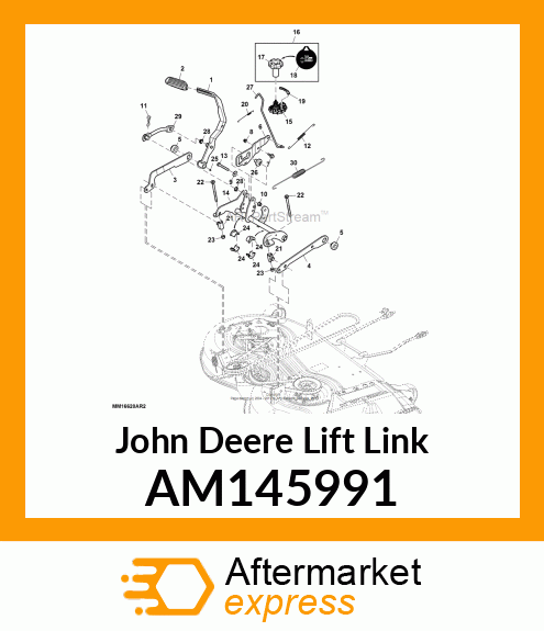 LINK, LIFT SYSTEM AM145991