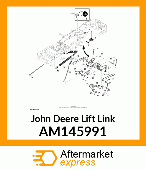 LINK, LIFT SYSTEM AM145991