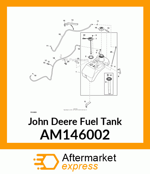 FUEL TANK, TANK, ASSEMBLY (RDRC) AM146002