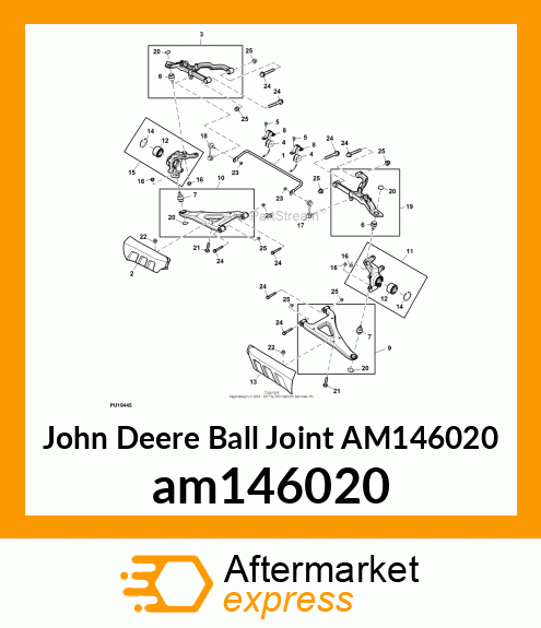 BALL JOINT, BALLJOINT, SUSPENSION am146020