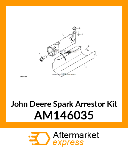 SPARK ARRESTOR KIT AM146035