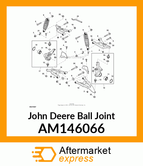 BALL JOINT, BALL JOINT (18MM) AM146066