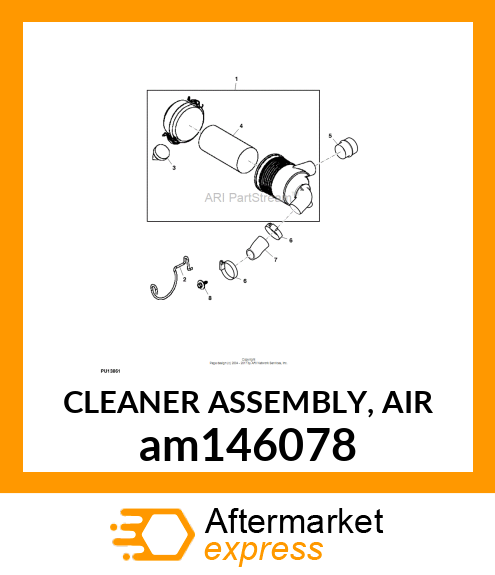 CLEANER ASSEMBLY, AIR am146078