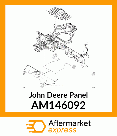 PANEL, PANEL, CLOSEOUT W/ENG LABELS AM146092