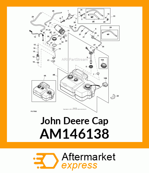 CAP, CAP, FUEL W/ INTERNAL TETHER AM146138