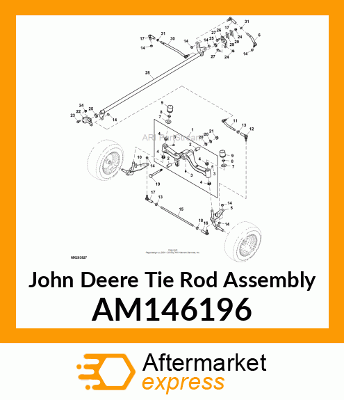 TIE ROD ASSEMBLY, TIE ROD ASSEMBLY, AM146196