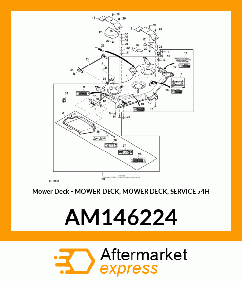 Mower Deck AM146224