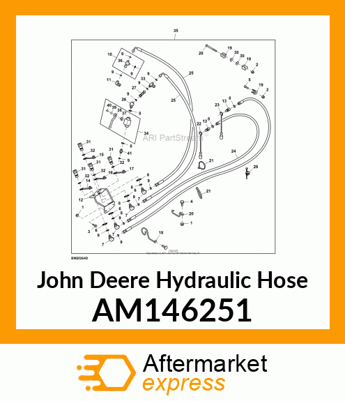 HYDRAULIC HOSE AM146251