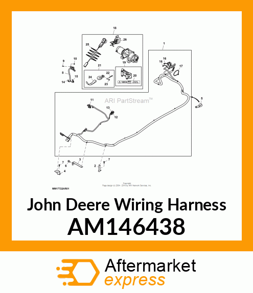 WIRING HARNESS, WINCH HARNESS, MDUV AM146438