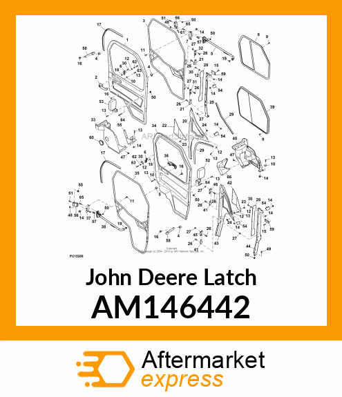 LATCH, LH SQUEEZE VI AM146442