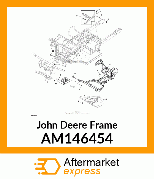 FRAME, FRAME, SERVICE, WELDED CARRI AM146454