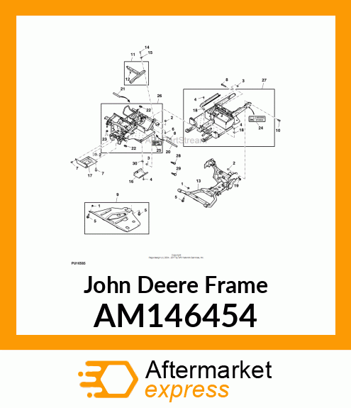 FRAME, FRAME, SERVICE, WELDED CARRI AM146454