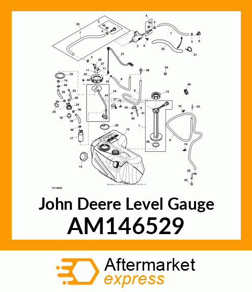 LEVEL GAUGE, LEVEL SENDER, FUEL AM146529