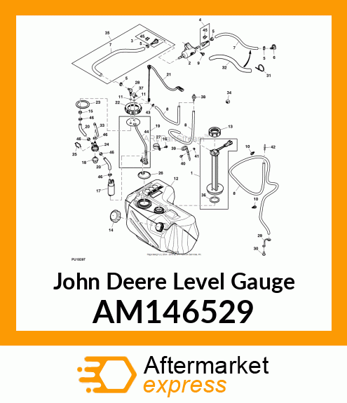 LEVEL GAUGE, LEVEL SENDER, FUEL AM146529