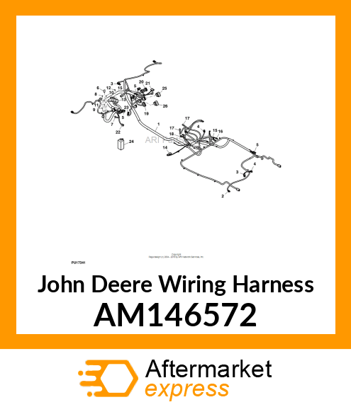 WIRING HARNESS, HARNESS AM146572