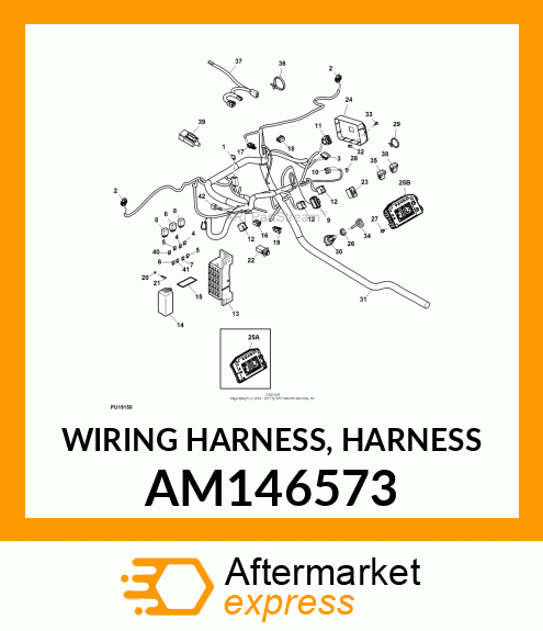 WIRING HARNESS, HARNESS AM146573