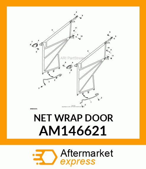 NET, ASSEMBLY, FRONT MDUV AM146621