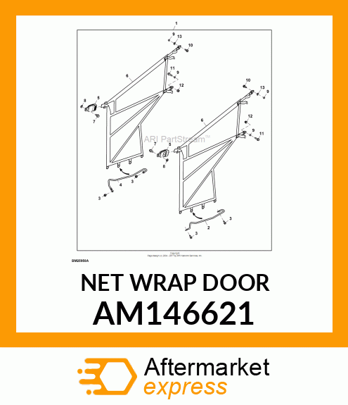 NET, ASSEMBLY, FRONT MDUV AM146621