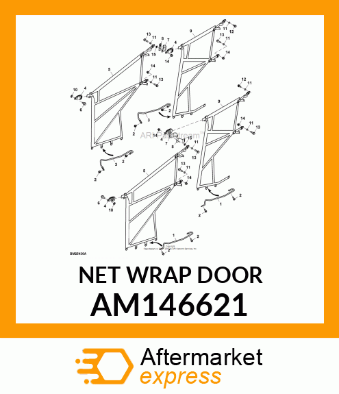 NET, ASSEMBLY, FRONT MDUV AM146621