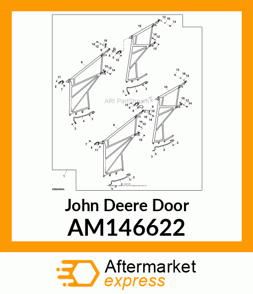 NET, ASSEMBLY, REAR MDUV AM146622