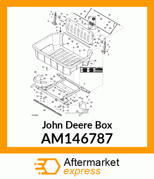 BOX,CARGO W/LABEL (XUV590)_SOLY AM146787