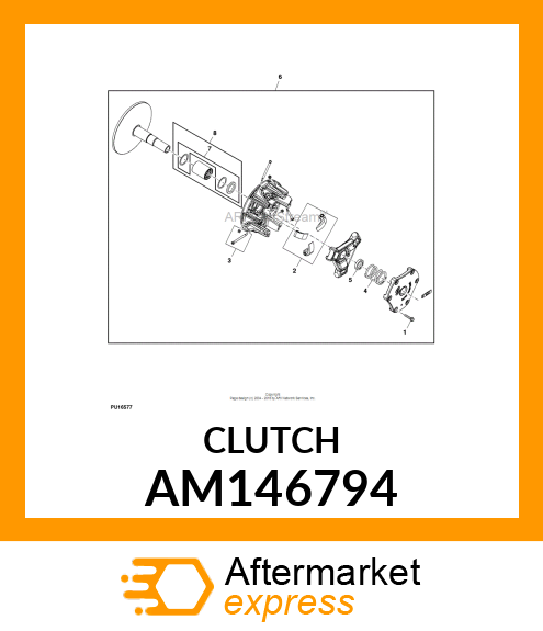 CLUTCH, PRIMARY AM146794