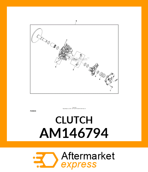 CLUTCH, PRIMARY AM146794