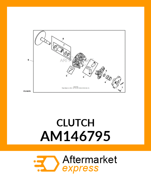 CLUTCH, PRIMARY AM146795