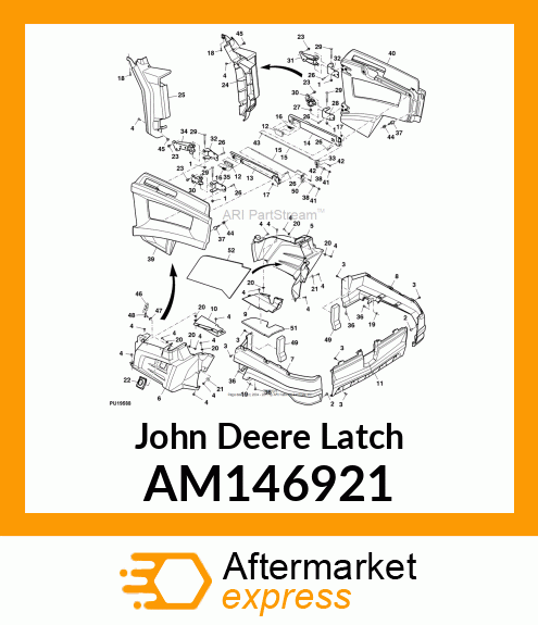 LATCH, LATCH, ISOLATION, DOOR DRIVE AM146921