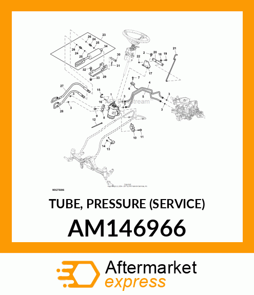 TUBE, PRESSURE (SERVICE) AM146966