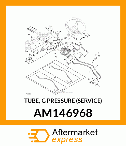 TUBE, G PRESSURE (SERVICE) AM146968